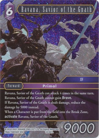 Final Fantasy TCG Opus XIV Ravana Savior of Gnath 14-087L Non-Foil Trading Card 