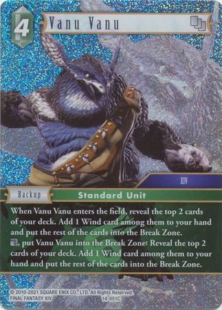 Vanu Vanu 14 051C Common Foil Opus XIV Collection Crystal Abyss Foil Singles Vanu Vanu 14 051C Common Foil Opus XIV Collection Crystal Abyss Foil Singles