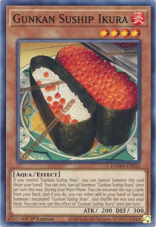 Gunkan Suship Ikura DAMA EN012 Common 1st Edition Dawn of Majesty 1st Edition Singles Gunkan Suship Ikura DAMA EN012 Common 1st Edition Dawn of Majesty 1st Edition Singles