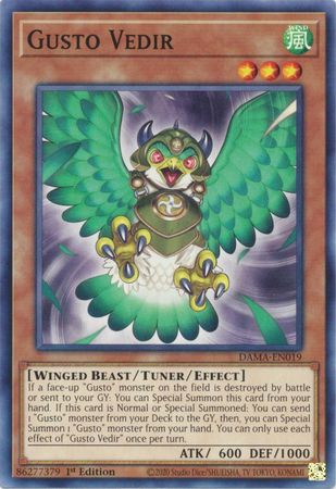 Gusto Vedir DAMA EN019 Common 1st Edition Gusto Vedir DAMA EN019 Common 1st Edition