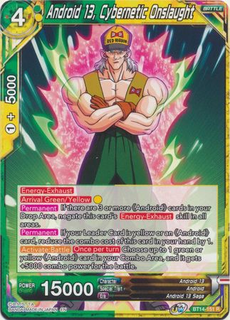 Android 13 Cybernetic Onslaught BT14 151 Rare UW Series 5 Cross Spirits Singles Android 13 Cybernetic Onslaught BT14 151 Rare UW Series 5 Cross Spirits Singles
