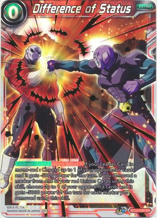 Difference of Status BT14 029 Super Rare Difference of Status BT14 029 Super Rare