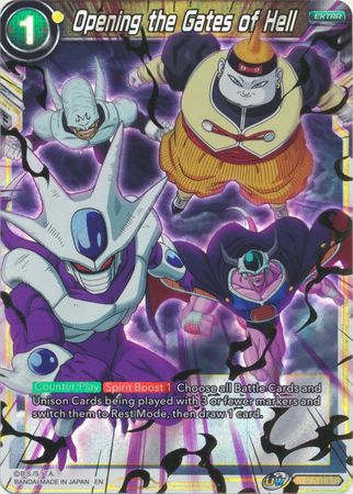 Opening the Gates of Hell BT14 116 Super Rare UW Series 5 Cross Spirits Singles Opening the Gates of Hell BT14 116 Super Rare UW Series 5 Cross Spirits Singles