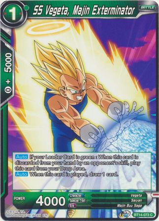 SS Vegeta Majin Exterminator BT14 073 Common UW Series 5 Cross Spirits Singles SS Vegeta Majin Exterminator BT14 073 Common UW Series 5 Cross Spirits Singles