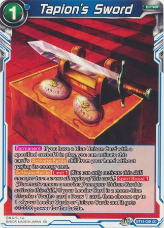 Tapion s Sword BT14 059 Uncommon UW Series 5 Cross Spirits Singles Tapion s Sword BT14 059 Uncommon UW Series 5 Cross Spirits Singles