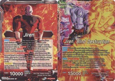 Jiren Jiren Blind Destruction BT14 002 Uncommon Foil Jiren Jiren Blind Destruction BT14 002 Uncommon Foil