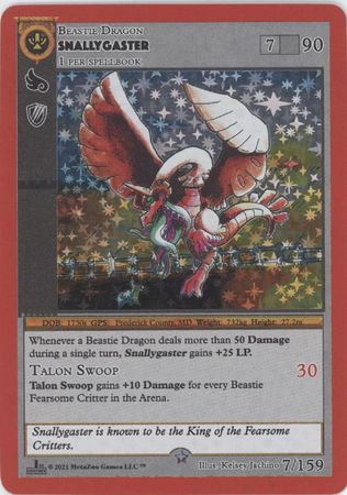 Snallygaster 7 159 Gold 1st Edition Cryptid Nation 1st Edition Singles Snallygaster 7 159 Gold 1st Edition Cryptid Nation 1st Edition Singles