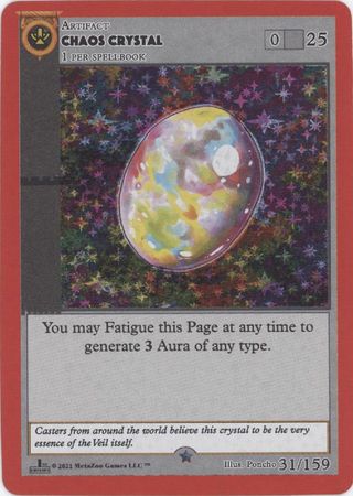 Chaos Crystal 31 159 Gold 1st Edition Chaos Crystal 31 159 Gold 1st Edition