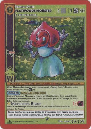 Flatwoods Monster 13 159 Gold 1st Edition Flatwoods Monster 13 159 Gold 1st Edition
