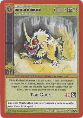 Enfield Monster 76 159 Silver 1st Edition Cryptid Nation 1st Edition Singles Enfield Monster 76 159 Silver 1st Edition Cryptid Nation 1st Edition Singles