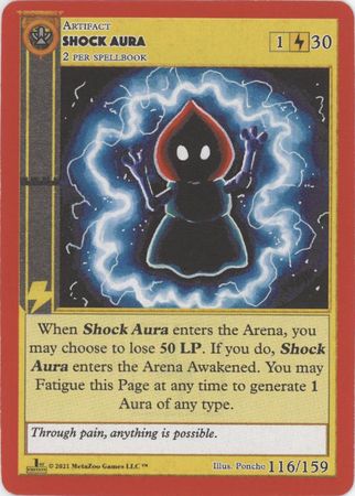 Shock Aura 116 159 Silver 1st Edition Cryptid Nation 1st Edition Singles Shock Aura 116 159 Silver 1st Edition Cryptid Nation 1st Edition Singles
