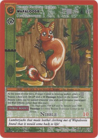 Wapaloosie 61 159 Bronze 1st Edition Cryptid Nation 1st Edition Singles Wapaloosie 61 159 Bronze 1st Edition Cryptid Nation 1st Edition Singles