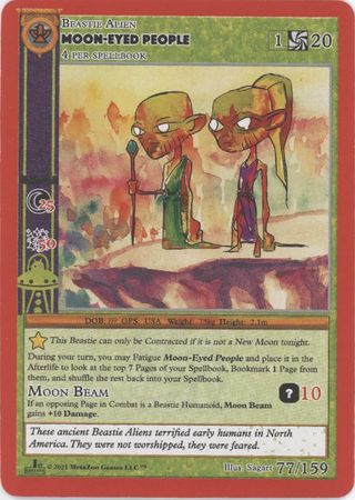 Moon Eyed People 77 159 Bronze 1st Edition Cryptid Nation 1st Edition Singles Moon Eyed People 77 159 Bronze 1st Edition Cryptid Nation 1st Edition Singles