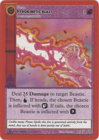 Pyrokinetic Blast 123 159 Bronze 1st Edition Pyrokinetic Blast 123 159 Bronze 1st Edition
