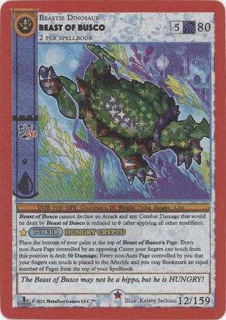 Beast Of Busco 12 159 Reverse Holo Gold 1st Edition Beast Of Busco 12 159 Reverse Holo Gold 1st Edition