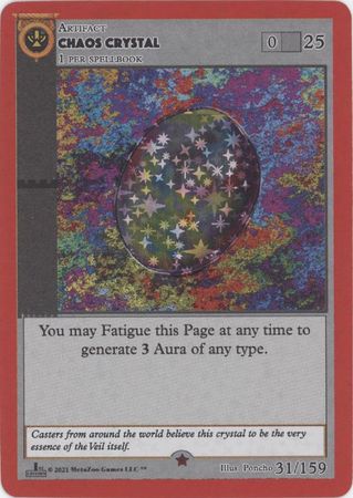 Chaos Crystal 31 159 Reverse Holo Gold 1st Edition Chaos Crystal 31 159 Reverse Holo Gold 1st Edition
