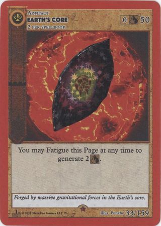 Earth s Core 33 159 Reverse Holo Gold 1st Edition Earth s Core 33 159 Reverse Holo Gold 1st Edition