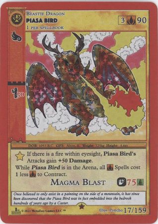 Piasa Bird 17 159 Reverse Holo Gold 1st Edition Piasa Bird 17 159 Reverse Holo Gold 1st Edition