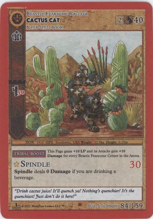 Cactus Cat 84 159 Reverse Holo Bronze 1st Edition Cryptid Nation 1st Edition Reverse Holos Cactus Cat 84 159 Reverse Holo Bronze 1st Edition Cryptid Nation 1st Edition Reverse Holos
