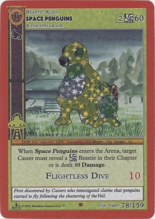 Space Penguins 78 159 Reverse Holo Bronze 1st Edition Space Penguins 78 159 Reverse Holo Bronze 1st Edition