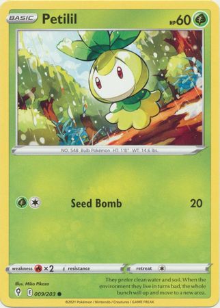 Petilil 009 203 Common Sword Shield Evolving Skies Singles Petilil 009 203 Common Sword Shield Evolving Skies Singles