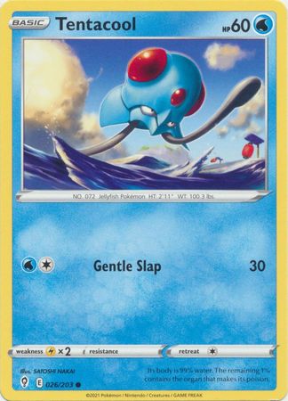 Tentacool 026 203 Common Sword Shield Evolving Skies Singles Tentacool 026 203 Common Sword Shield Evolving Skies Singles