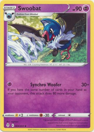 Swoobat 069 203 Uncommon Sword Shield Evolving Skies Singles Swoobat 069 203 Uncommon Sword Shield Evolving Skies Singles