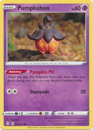 Pumpkaboo 076 203 Common Sword Shield Evolving Skies Singles Pumpkaboo 076 203 Common Sword Shield Evolving Skies Singles