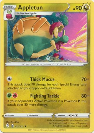 Appletun 121 203 Rare Sword Shield Evolving Skies Singles Appletun 121 203 Rare Sword Shield Evolving Skies Singles