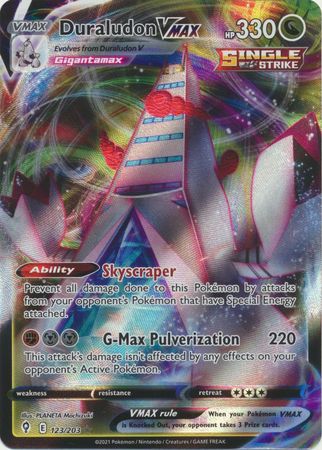 Duraludon VMAX (123/203) (Jumbo Card) [Sword & Shield: Evolving Skies]