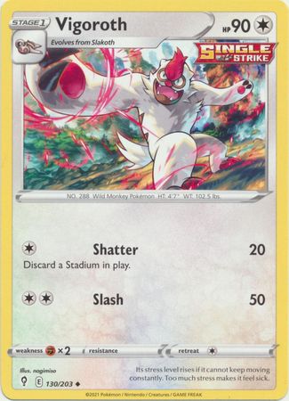 Vigoroth 130 203 Uncommon Sword Shield Evolving Skies Singles Vigoroth 130 203 Uncommon Sword Shield Evolving Skies Singles