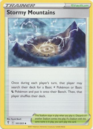 Stormy Mountains 161 203 Uncommon Sword Shield Evolving Skies Singles Stormy Mountains 161 203 Uncommon Sword Shield Evolving Skies Singles
