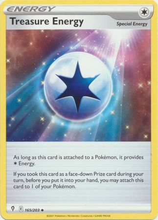 Treasure Energy 165 203 Uncommon Sword Shield Evolving Skies Singles Treasure Energy 165 203 Uncommon Sword Shield Evolving Skies Singles