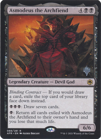 Asmodeus the Archfiend 088 281 Silver Stamped 