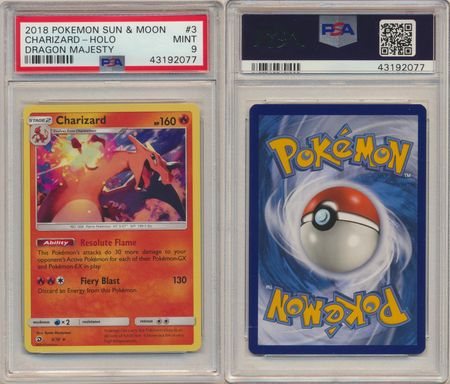 Charizard 3 70 PSA MINT 9 Holo Rare Dragon Majesty 2077 Sun Moon Dragon Majesty Singles Charizard 3 70 PSA MINT 9 Holo Rare Dragon Majesty 2077 Sun Moon Dragon Majesty Singles