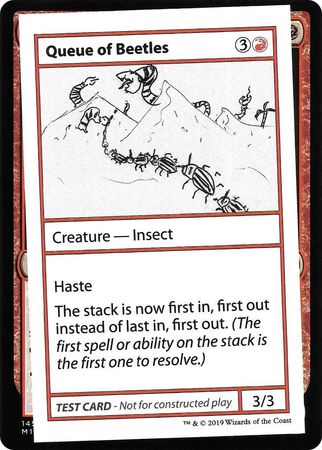 Queue of Beetles No Planeswalker Symbol Mystery Booster Test Card No Planeswalker Symbol Singles Queue of Beetles No Planeswalker Symbol Mystery Booster Test Card No Planeswalker Symbol Singles