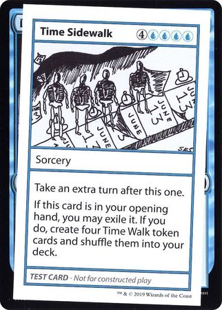 Time Sidewalk No Planeswalker Symbol Mystery Booster Test Card No Planeswalker Symbol Singles Time Sidewalk No Planeswalker Symbol Mystery Booster Test Card No Planeswalker Symbol Singles