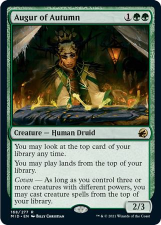 Augur of Autumn 168 277 Innistrad Midnight Hunt Singles Augur of Autumn 168 277 Innistrad Midnight Hunt Singles