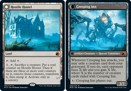 Hostile Hostel Creeping Inn 264 277 Innistrad Midnight Hunt Singles Hostile Hostel Creeping Inn 264 277 Innistrad Midnight Hunt Singles