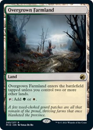 Overgrown Farmland 265 277 Innistrad Midnight Hunt Singles Overgrown Farmland 265 277 Innistrad Midnight Hunt Singles