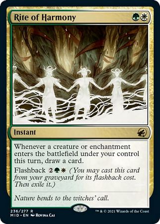 Rite of Harmony 236 277 Innistrad Midnight Hunt Singles Rite of Harmony 236 277 Innistrad Midnight Hunt Singles