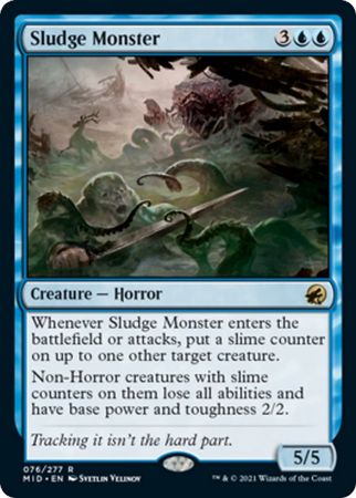 Sludge Monster 076 277 Innistrad Midnight Hunt Singles Sludge Monster 076 277 Innistrad Midnight Hunt Singles