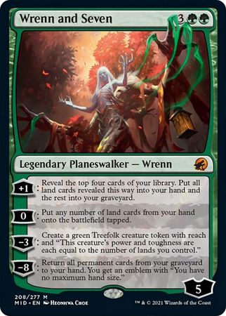 Wrenn and Seven 208 277 Innistrad Midnight Hunt Singles Wrenn and Seven 208 277 Innistrad Midnight Hunt Singles