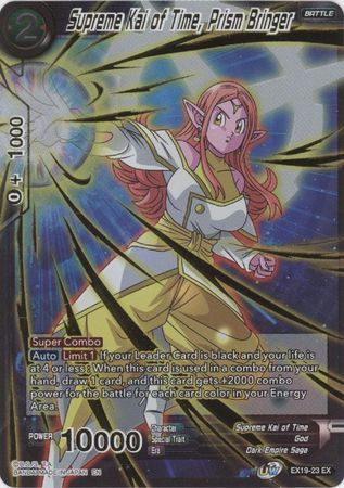 Supreme Kai of Time Prism Bringer EX19 23 Expansion Rare Foil Supreme Kai of Time Prism Bringer EX19 23 Expansion Rare Foil