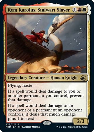 Rem Karolus Stalwart Slayer 235 277 Innistrad Midnight Hunt Singles Rem Karolus Stalwart Slayer 235 277 Innistrad Midnight Hunt Singles