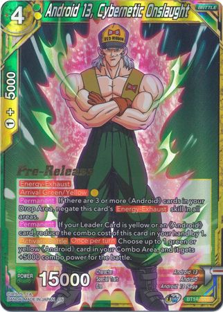 Android 13 Cybernetic Onslaught BT14 151 Pre Release Promo Cross Spirits Pre Release Promos Android 13 Cybernetic Onslaught BT14 151 Pre Release Promo Cross Spirits Pre Release Promos