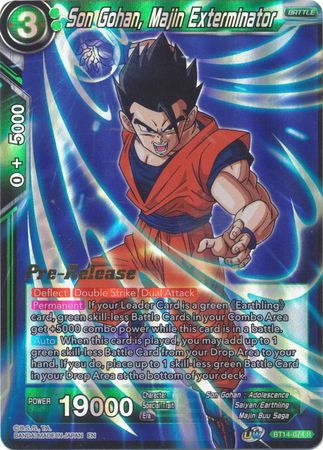 Son Gohan Majin Exterminator BT14 074 Pre Release Promo Cross Spirits Pre Release Promos Son Gohan Majin Exterminator BT14 074 Pre Release Promo Cross Spirits Pre Release Promos