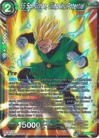 SS Son Gohan Glimpsing Potential BT14 065 Pre Release Promo Cross Spirits Pre Release Promos SS Son Gohan Glimpsing Potential BT14 065 Pre Release Promo Cross Spirits Pre Release Promos