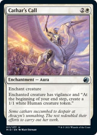 Cathar s Call 011 277 Innistrad Midnight Hunt Singles Cathar s Call 011 277 Innistrad Midnight Hunt Singles
