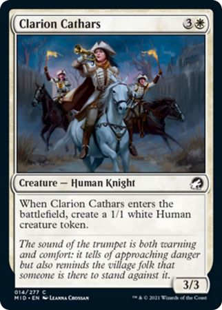Clarion Cathars 014 277 Innistrad Midnight Hunt Singles Clarion Cathars 014 277 Innistrad Midnight Hunt Singles